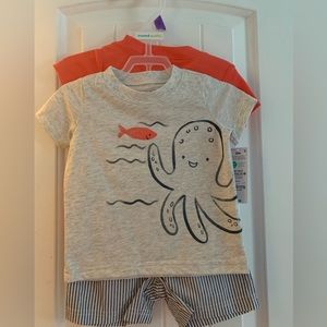 Carters baby boy 3 piece set. 12 months. NWT